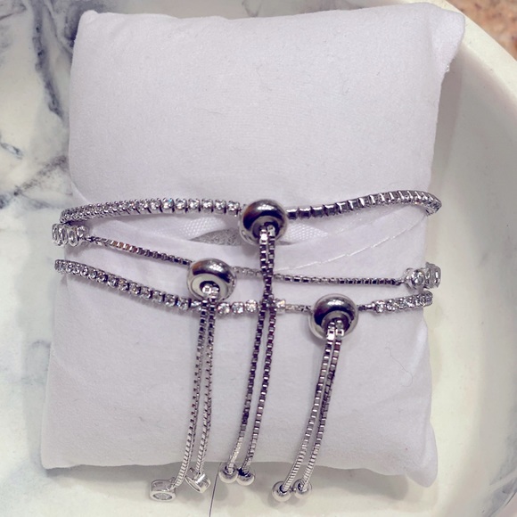 3 stackable bracelets adjustable size - Picture 2 of 2